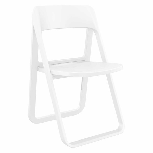 Fine-Line Dream Folding Outdoor Chair  White FI2843614